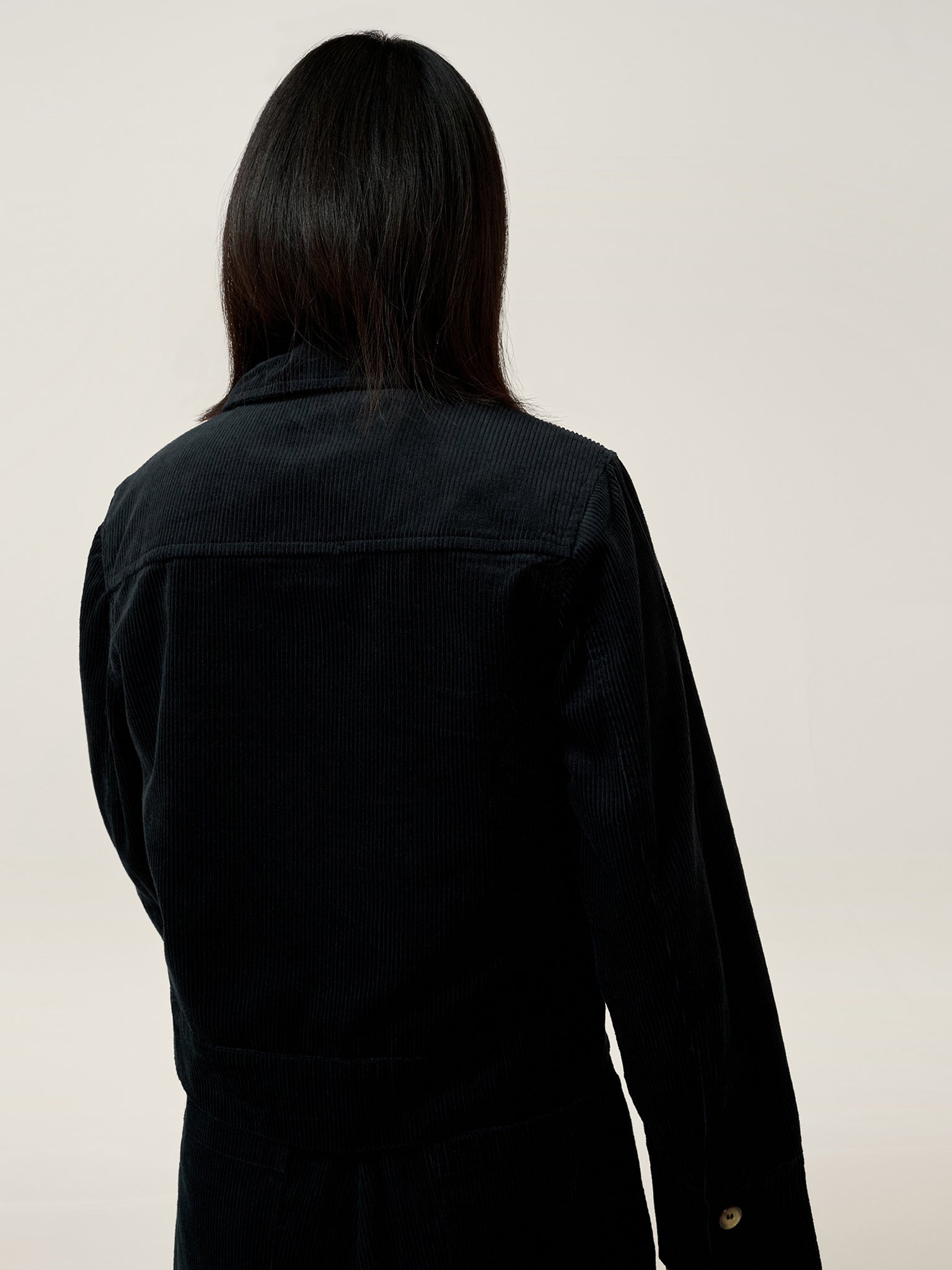 Millie Cord Jacket in Black