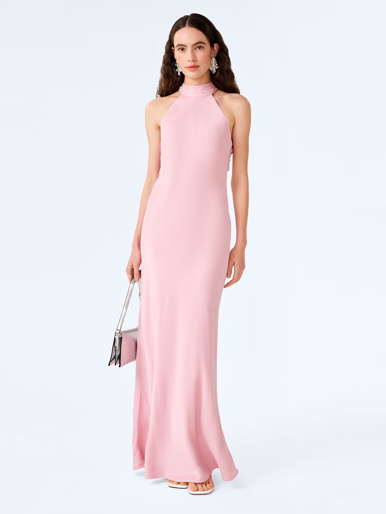 Milos Dress in Bleached Mauve