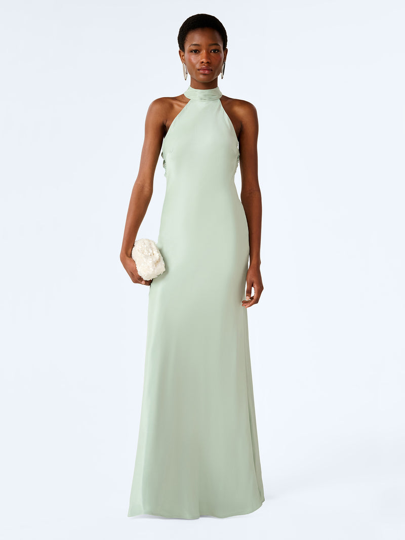 Jai Jacquard Dress in Sage - 8 Jai Jacquard Dress in Sage - 8