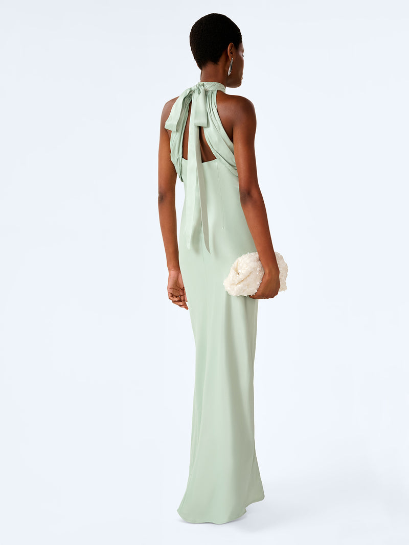 Iris Maxi Dress in Pistachio Green | OMNES | Ethical & Affordable Clothing | Shop Women's Dresses Iris Maxi Dress in Pistachio Green | OMNES | Ethical & Affordable Clothing | Shop Women's Dresses