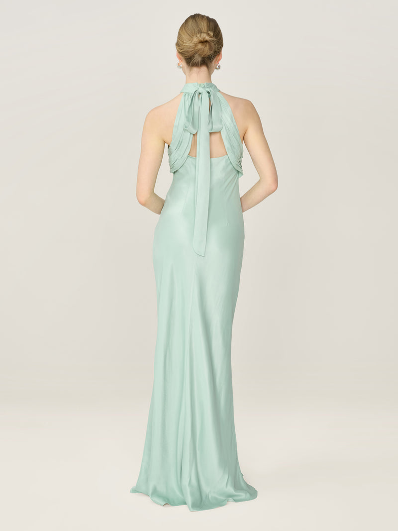 Nova Tie Back Dress in Emerald Green | OMNES | Ethical & Affordable Clothing | Shop Women's Dresses Nova Tie Back Dress in Emerald Green | OMNES | Ethical & Affordable Clothing | Shop Women's Dresses