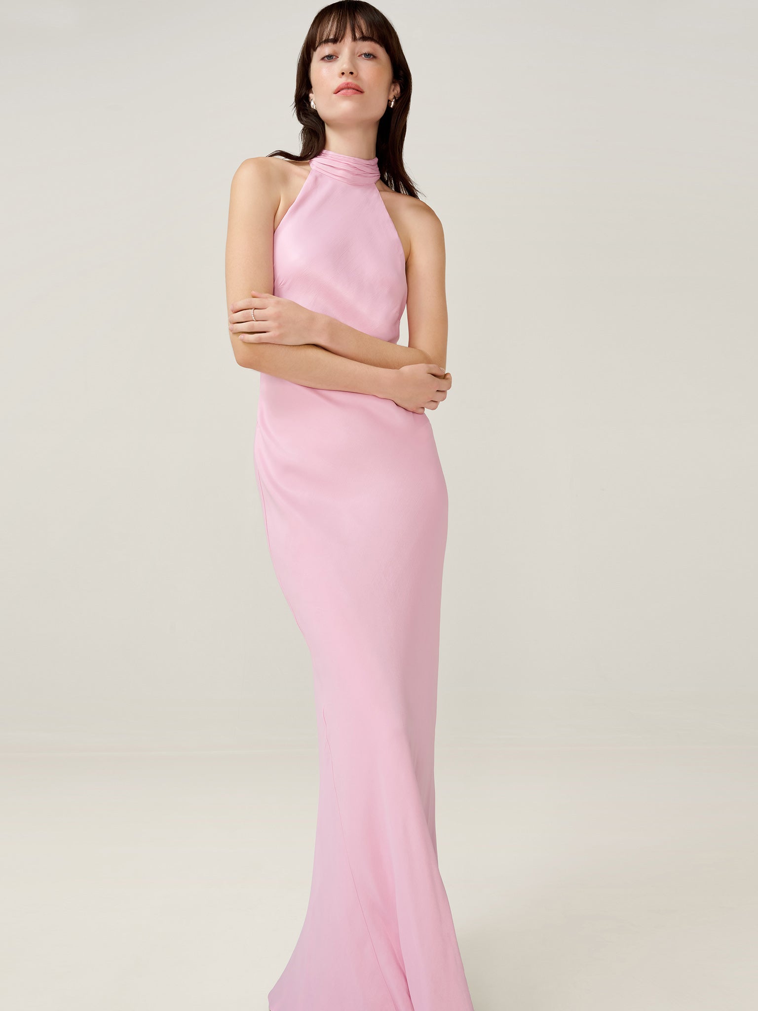 Milos Dress in Vintage Pink