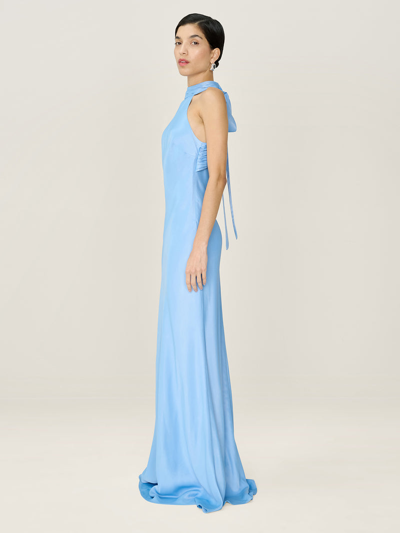 Milos Dress in Vista Blue