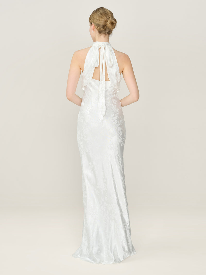Milos Dress in Ivory