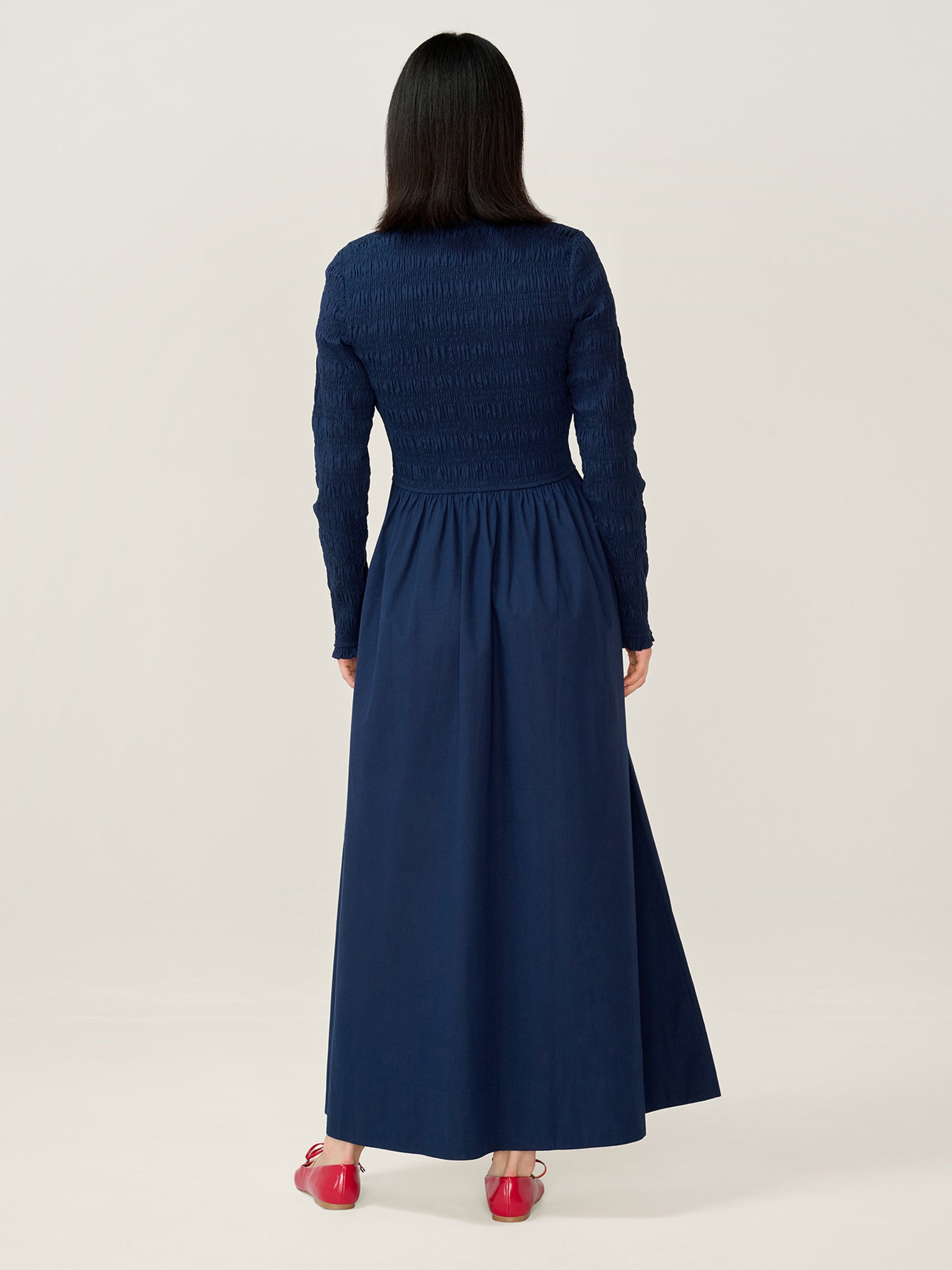 Mina Dress in Navy | OMNES | Ethical & Affordable Clothing Mina Dress in Navy | OMNES | Ethical & Affordable Clothing