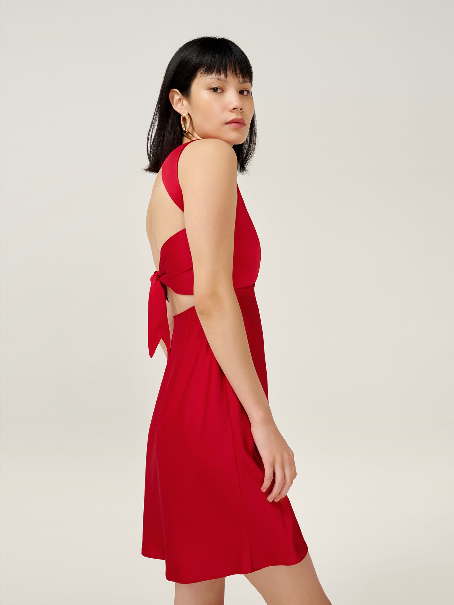 Nova Mini Dress in Barbados Cherry | OMNES | Ethical & Affordable Clothing | Shop Women's Dresses Nova Mini Dress in Barbados Cherry | OMNES | Ethical & Affordable Clothing | Shop Women's Dresses