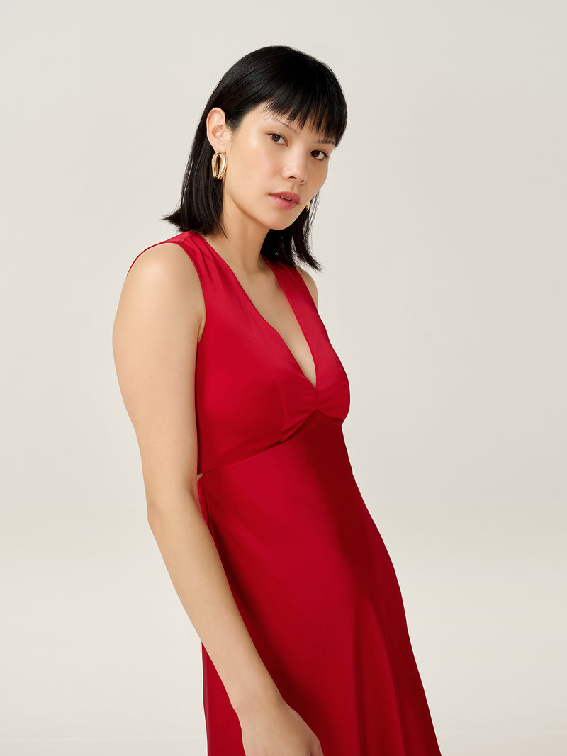 Nova Mini Dress in Barbados Cherry