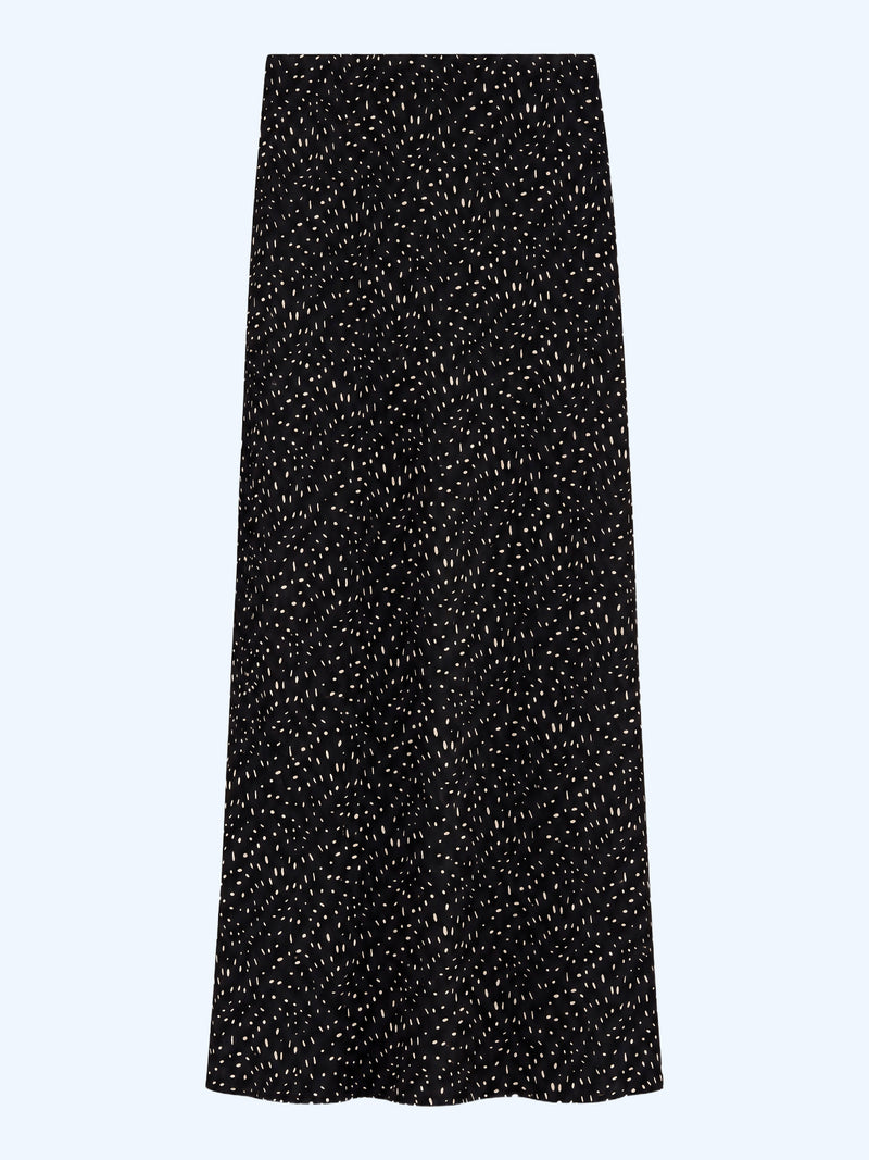 Monty Skirt in Black Dalmation