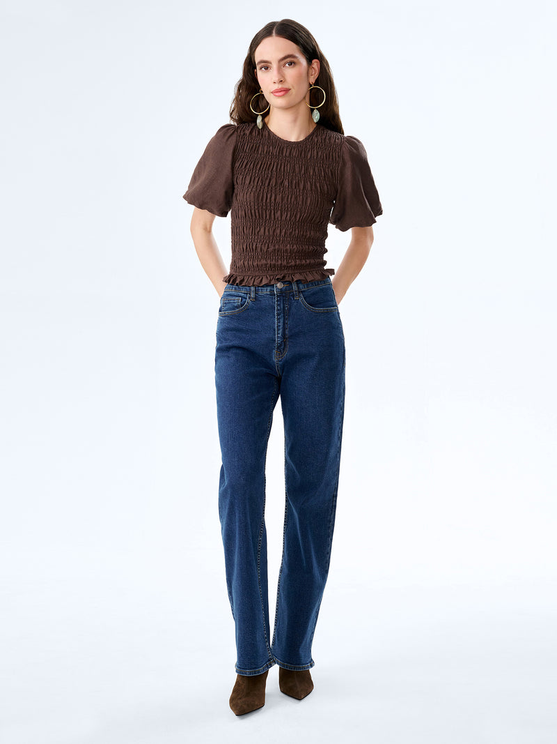 Nicolla Top in Chocolate