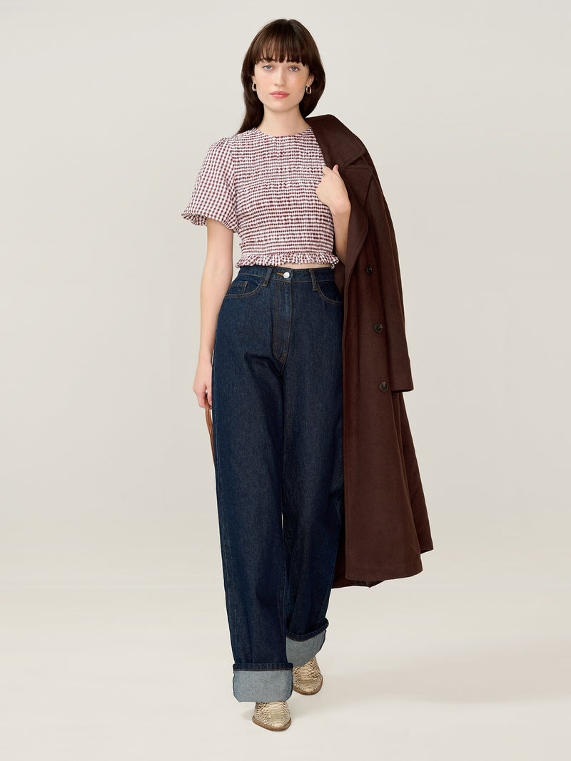 Nicolla Top in Chocolate
