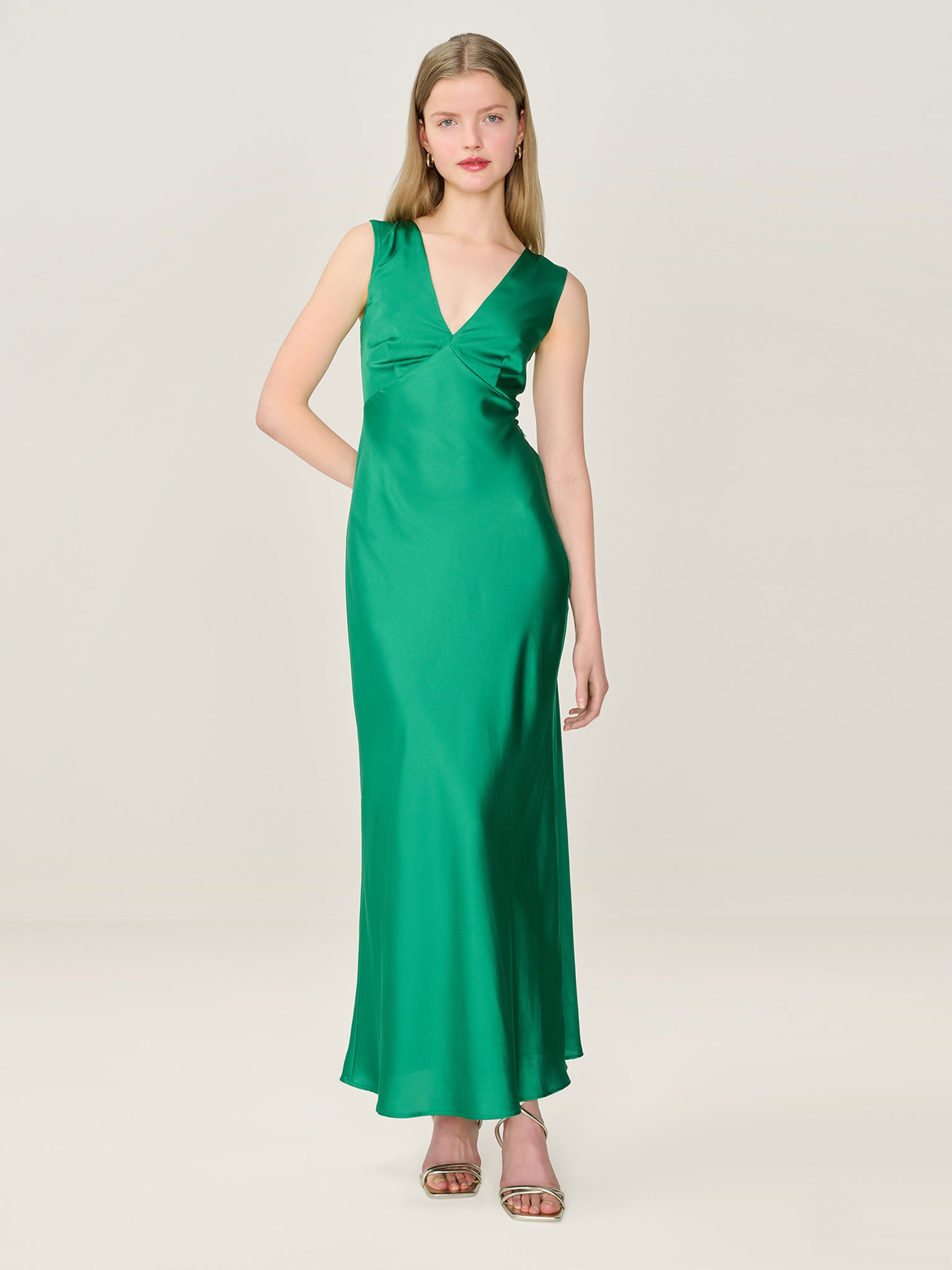 Nova Dress in Emerald Green OMNES Nova Dress in Emerald Green OMNES