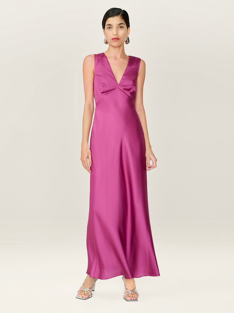 Nova Dress in Magenta