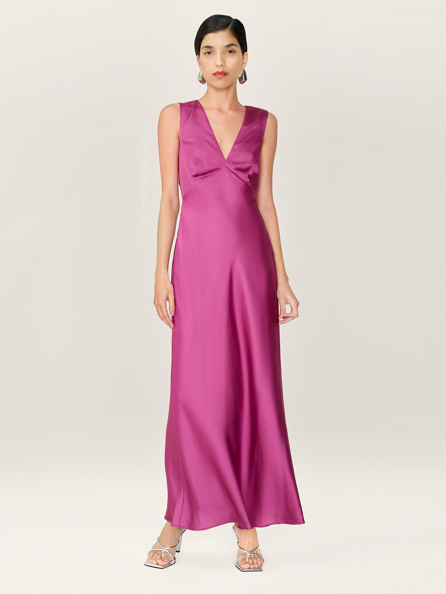 Nova Dress in Magenta