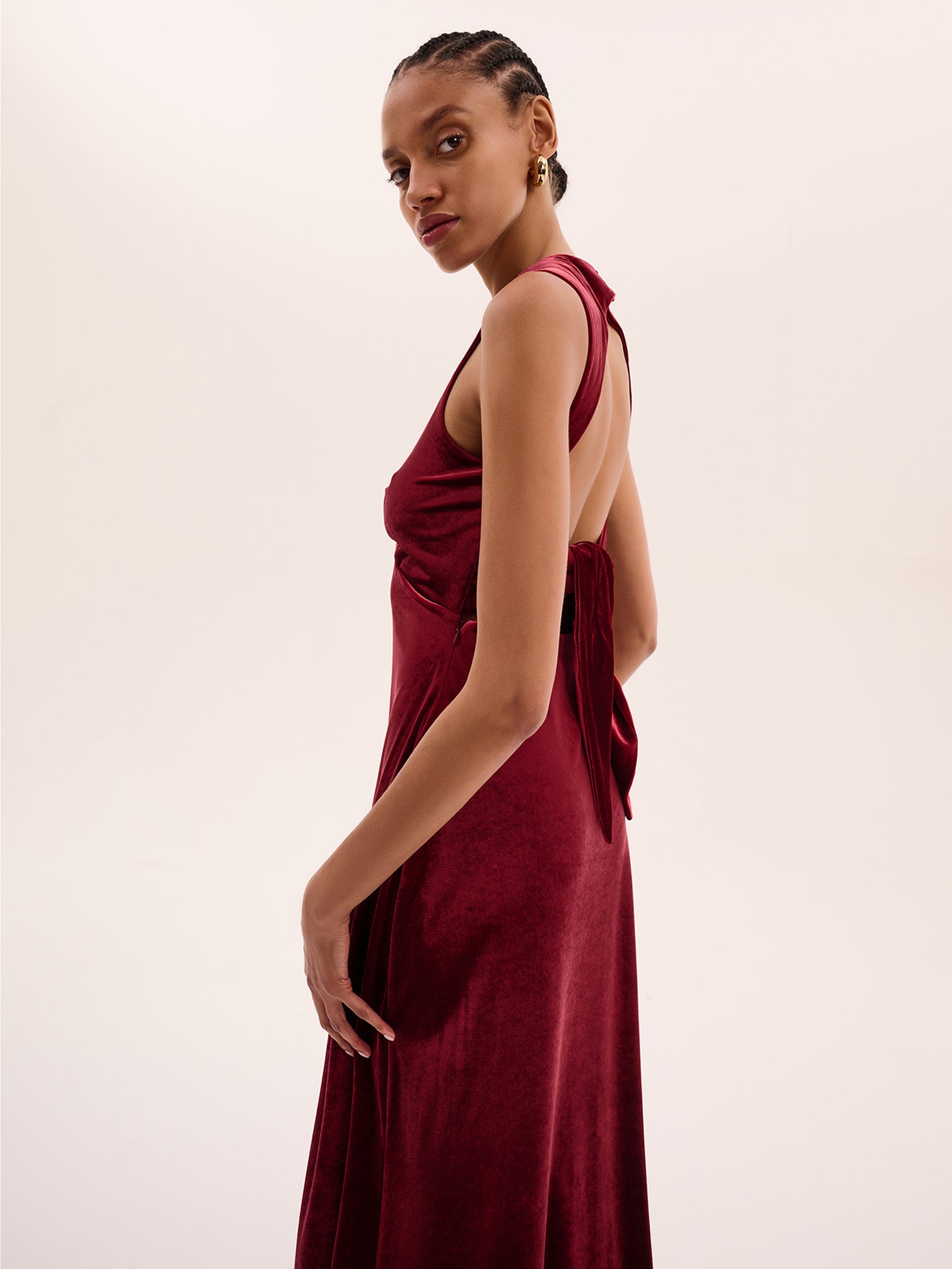 Nova Velvet Dress in Red | OMNES | Ethical & Affordable Clothing | Shop Women's Dresses Nova Velvet Dress in Red | OMNES | Ethical & Affordable Clothing | Shop Women's Dresses