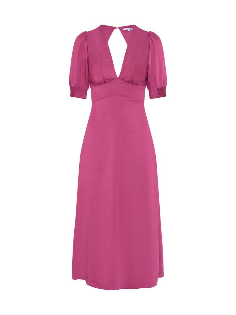 Odette Dress in Magenta