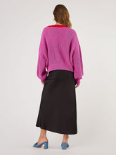Load image into Gallery viewer, Oversized Hopper Cardigan in Pink
