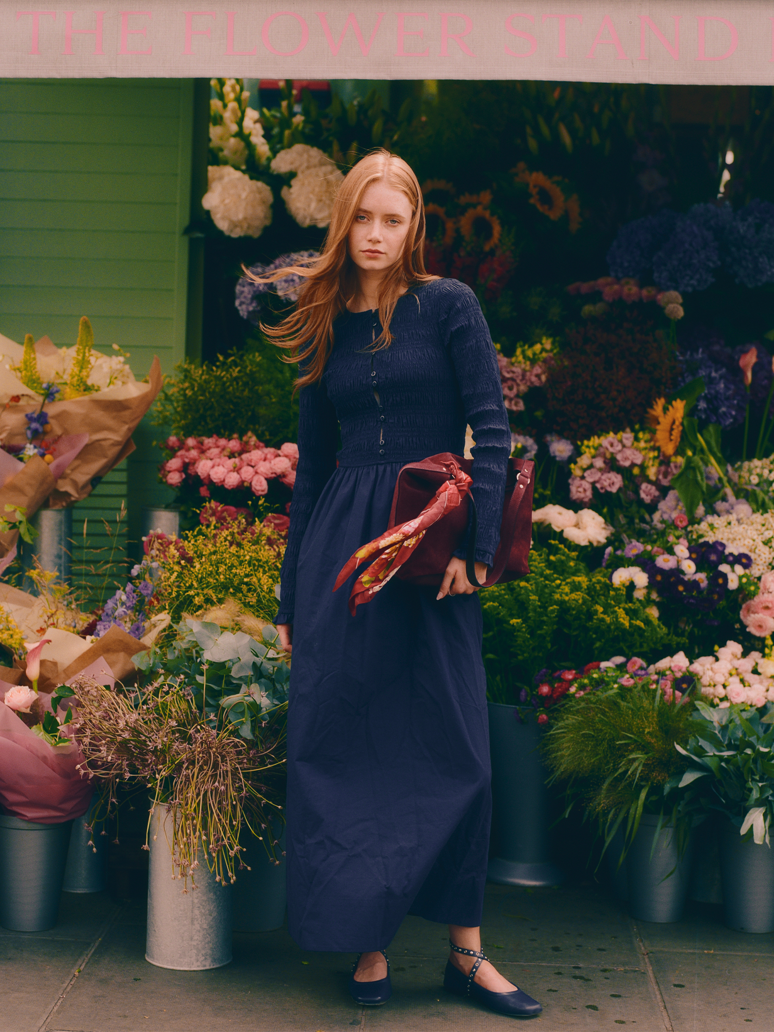 Mina Dress in Navy | OMNES | Ethical & Affordable Clothing