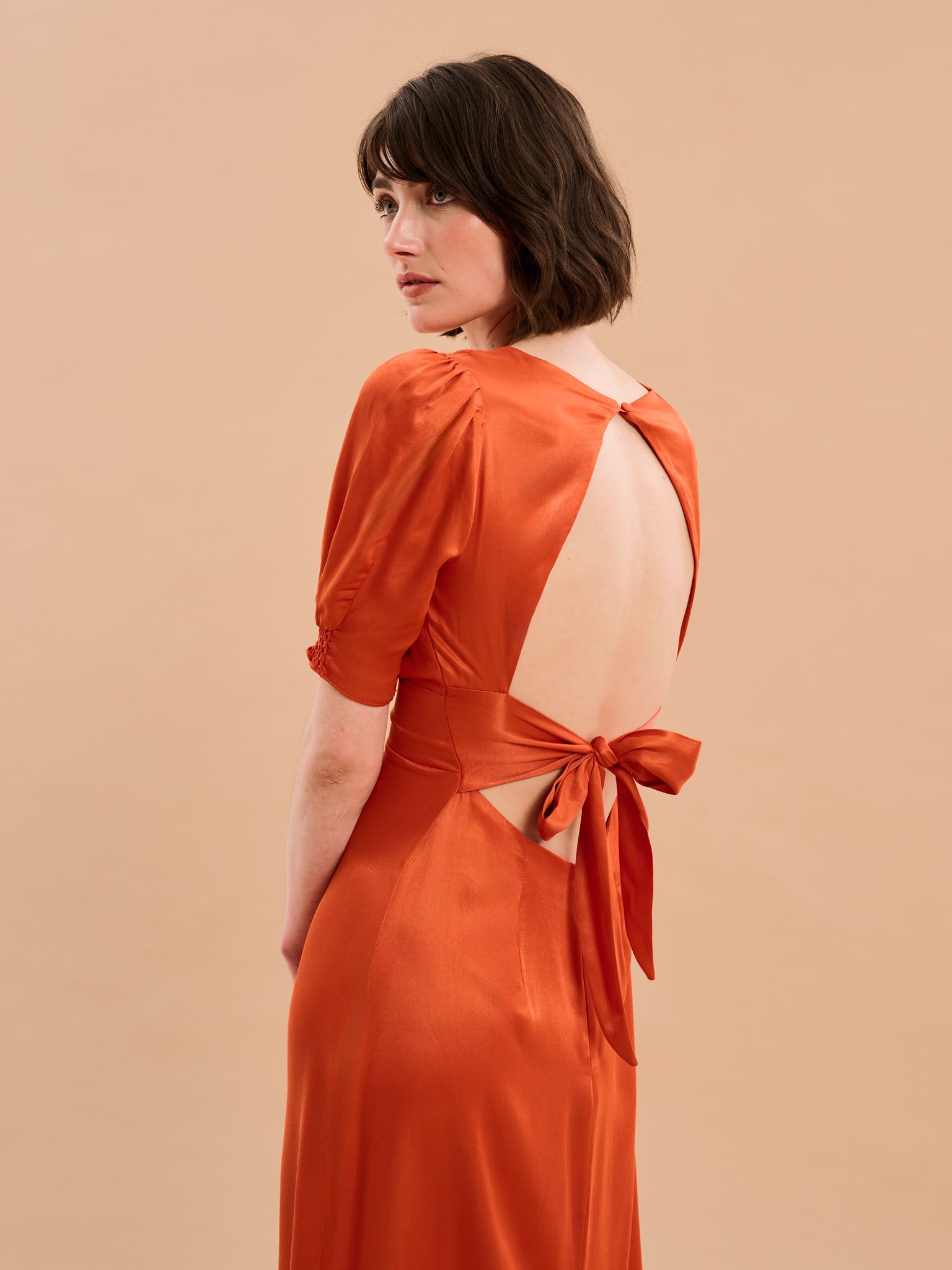 Odette Dress in Brick Orange | OMNES | Dresses | Occasionwear | Sustainable & Affordable Clothing | Shop Women's Fashion Odette Dress in Brick Orange | OMNES | Dresses | Occasionwear | Sustainable & Affordable Clothing | Shop Women's Fashion