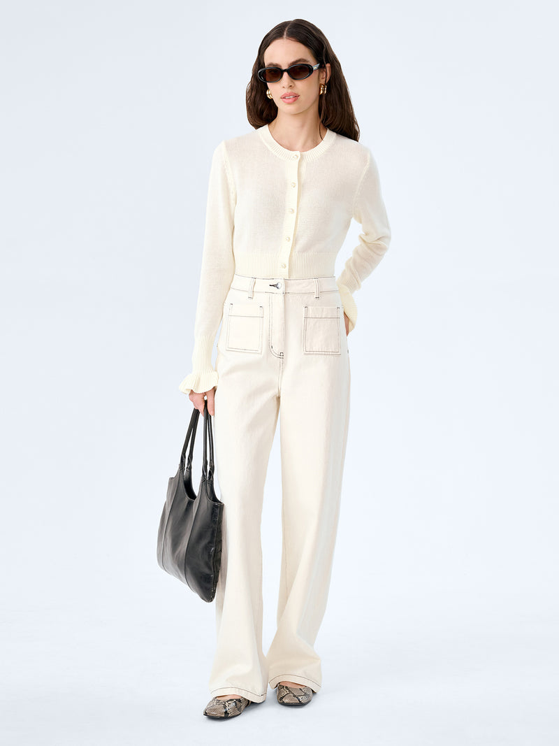 Orielle Jean in Ecru