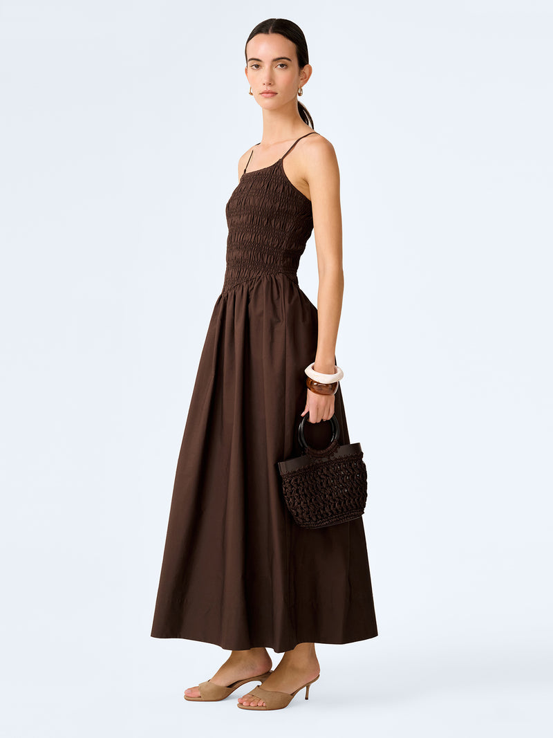 Paulina Dress in Chocolate
