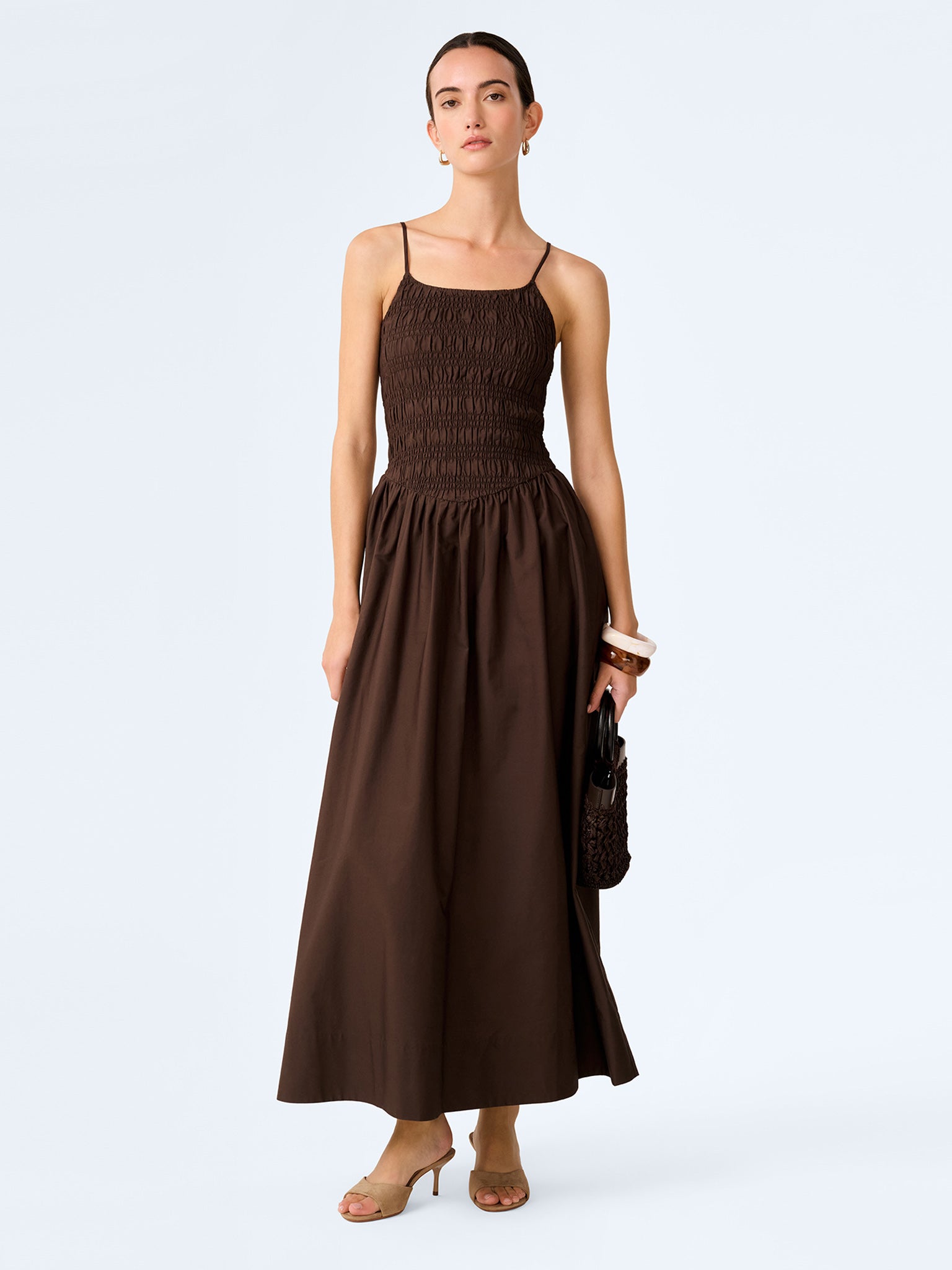 Aurelia Velvet Dress in Deep Wine | OMNES | Ethical & Affordable