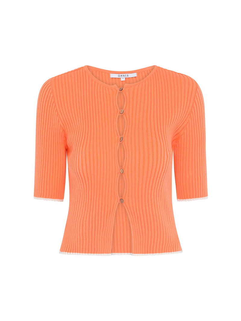 Ramona Cardigan in Coral