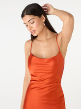 Load image into Gallery viewer, Riviera Midi Dress in Brick Orange