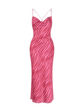 Load image into Gallery viewer, Riviera Midi Dress in Pink Zebra