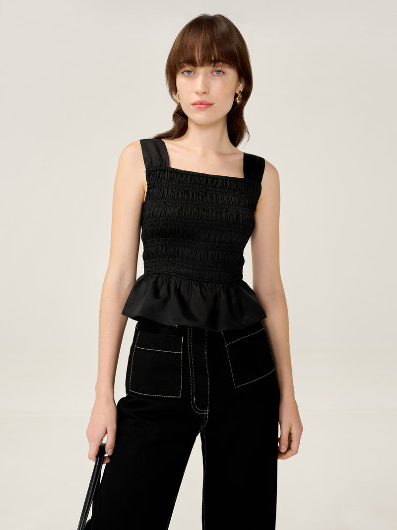 Rain Top in Black