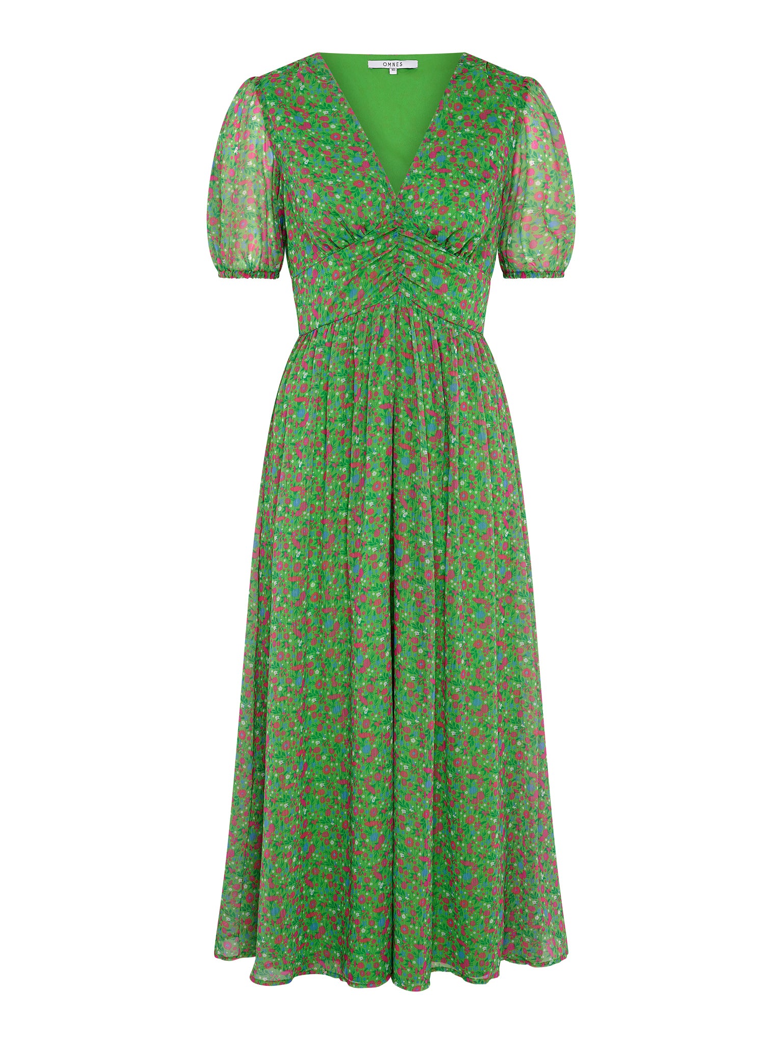 Raphaela Dress in Green Floral Print | OMNES | Ethical & Affordable Clothing | Shop Women's Dresses Raphaela Dress in Green Floral Print | OMNES | Ethical & Affordable Clothing | Shop Women's Dresses