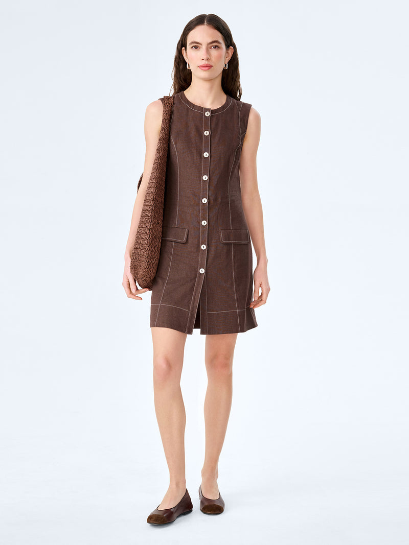 Raphi Dress in Chocolate