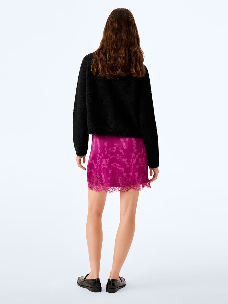 Rhya Skirt in Magenta Moire