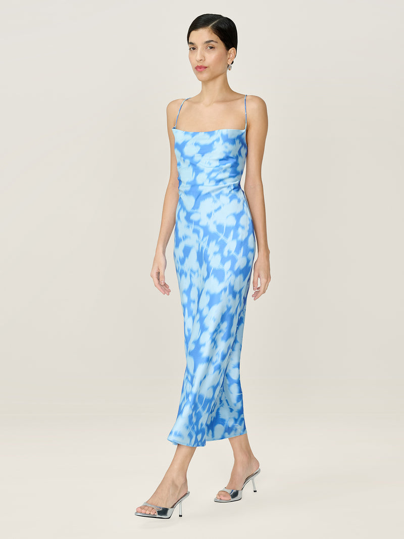 Nova Dress in Blurred Floral Magenta - 6 Nova Dress in Blurred Floral Magenta - 6