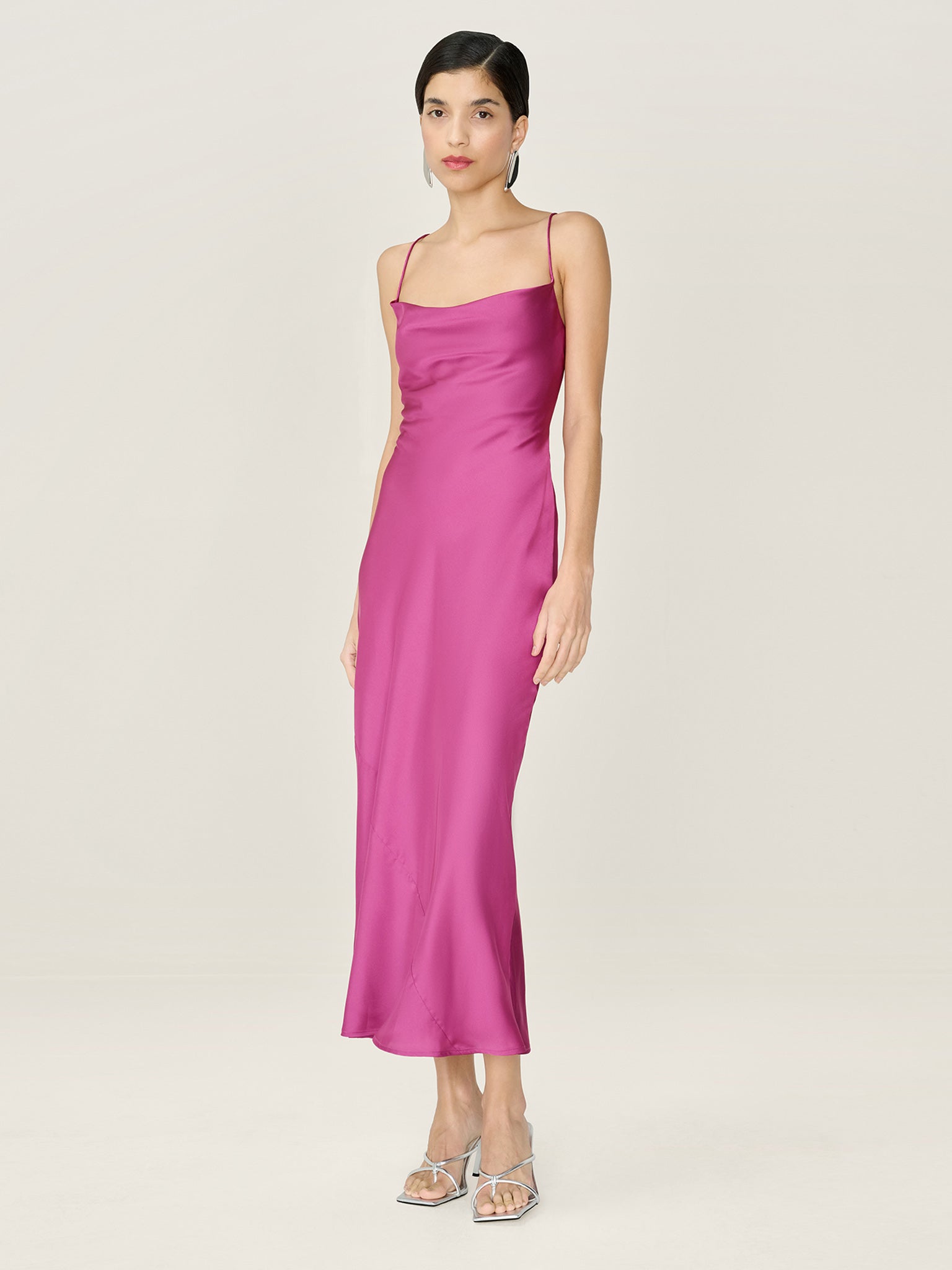 Riviera Dress in Magenta