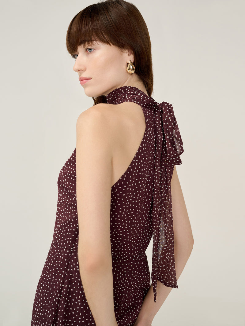 Romeo Dress in Chocolate