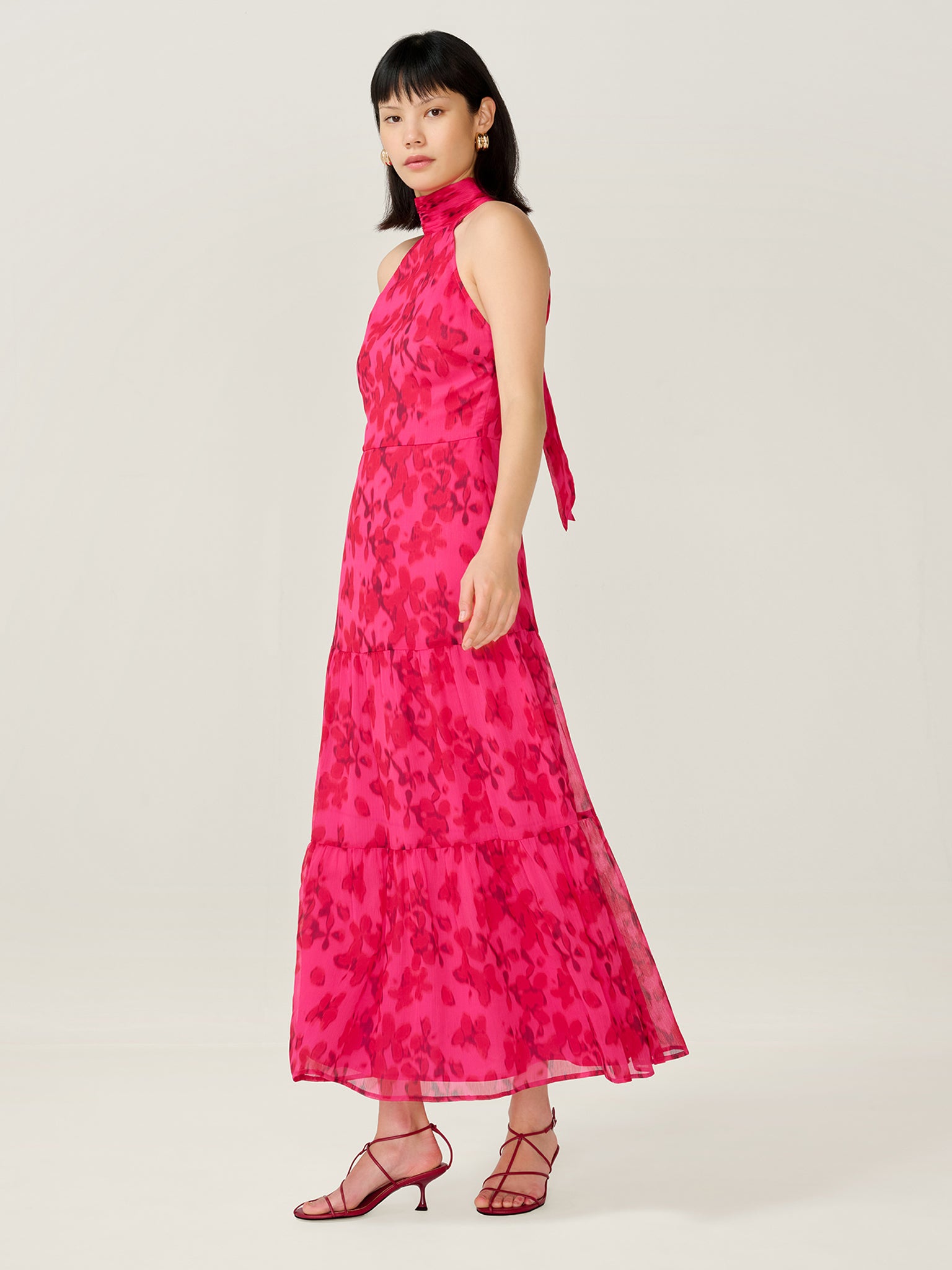 Romeo Dress in Hazy Petal Print | OMNES | Ethical & Affordable Clothing