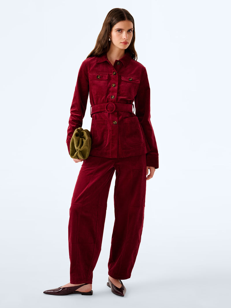 Kai Trousers in Wine