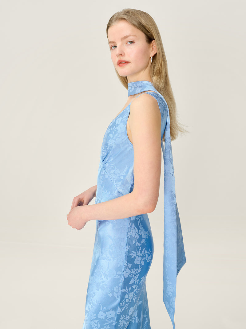 Scarlett Scarf in Vista Blue