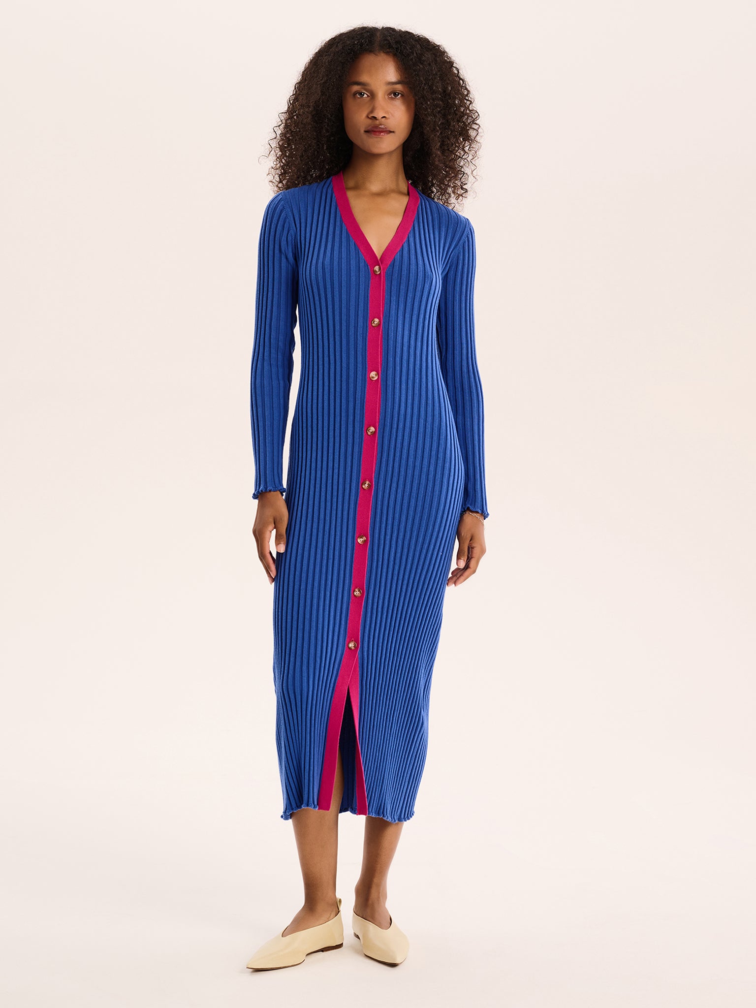 Selma Block Dress Cobalt