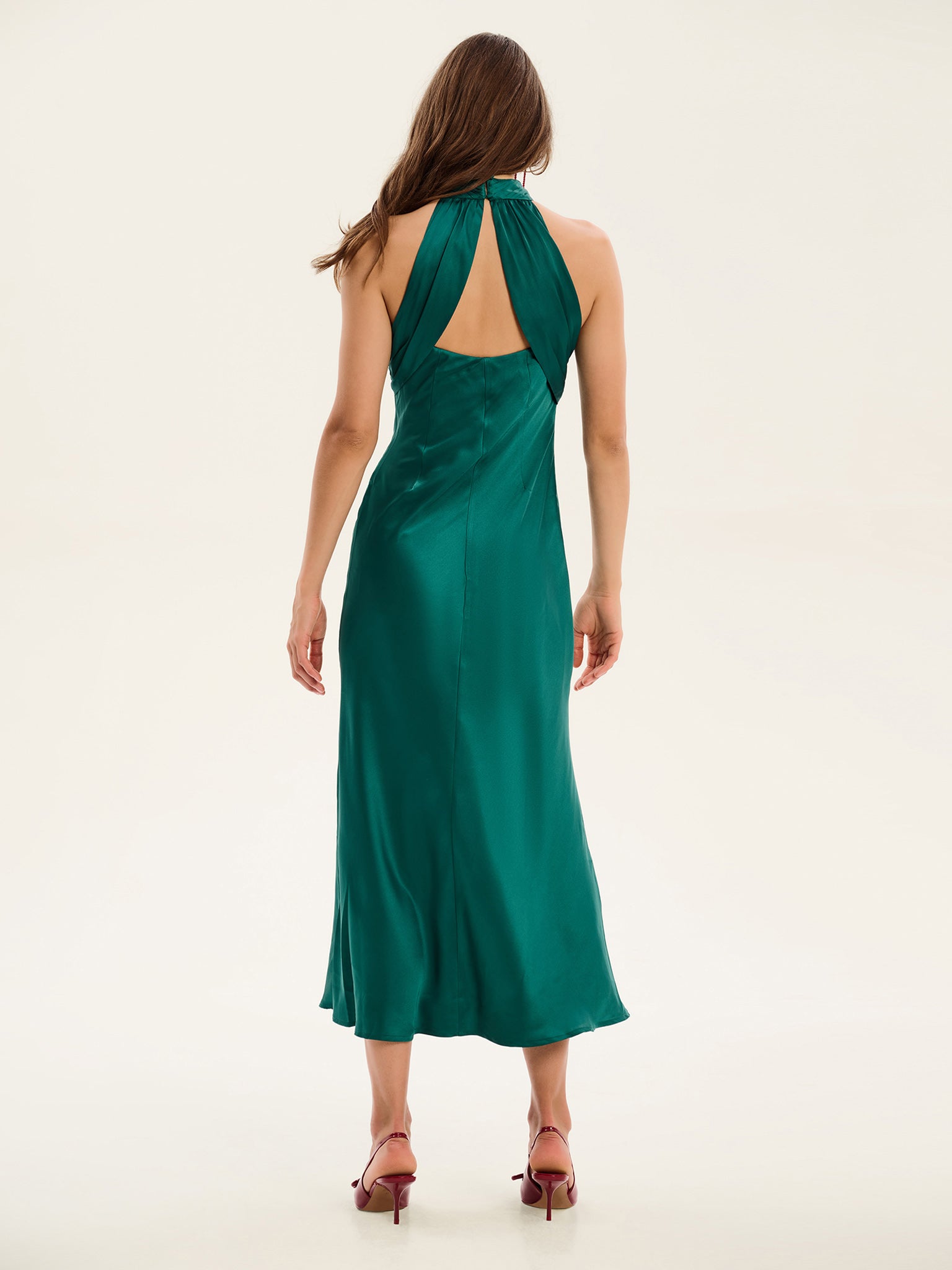 Seychelles Dress in Alpine Green | OMNES | Ethical & Affordable