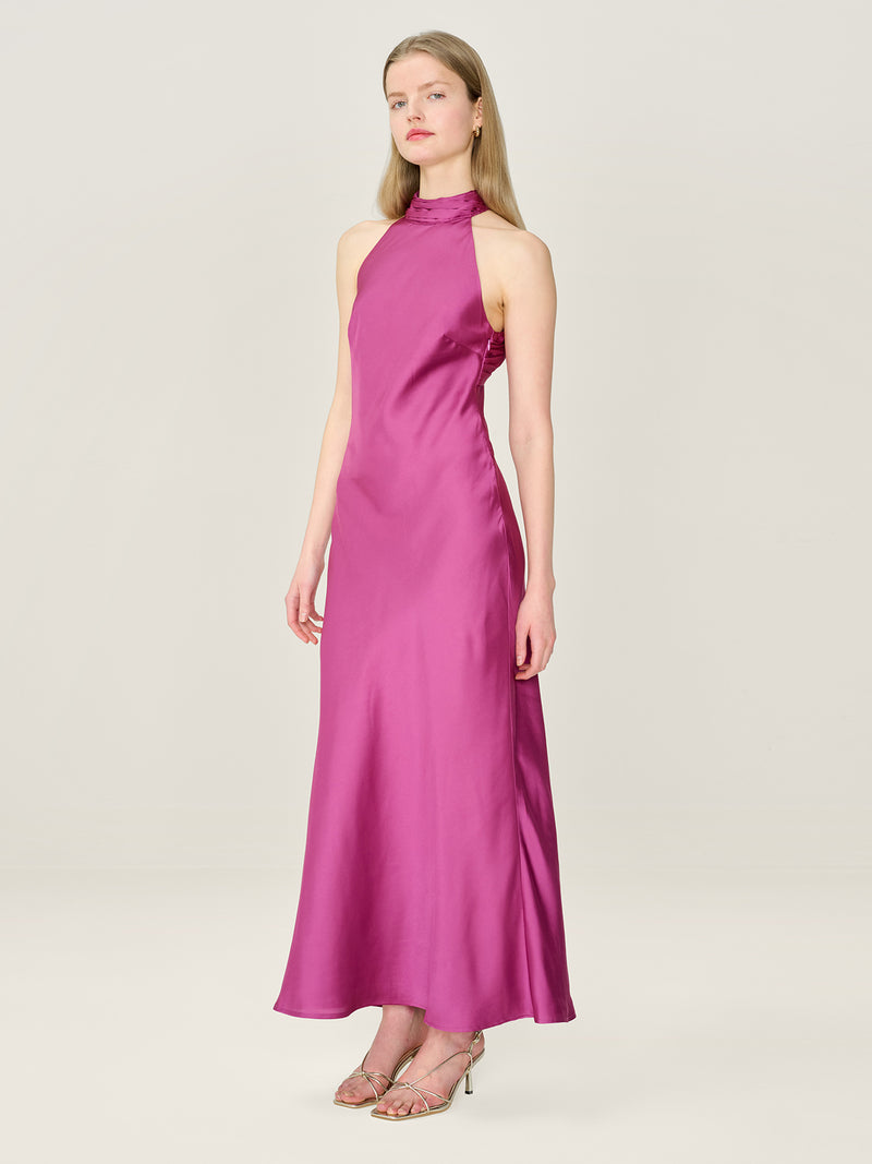 Seychelles Dress in Magenta