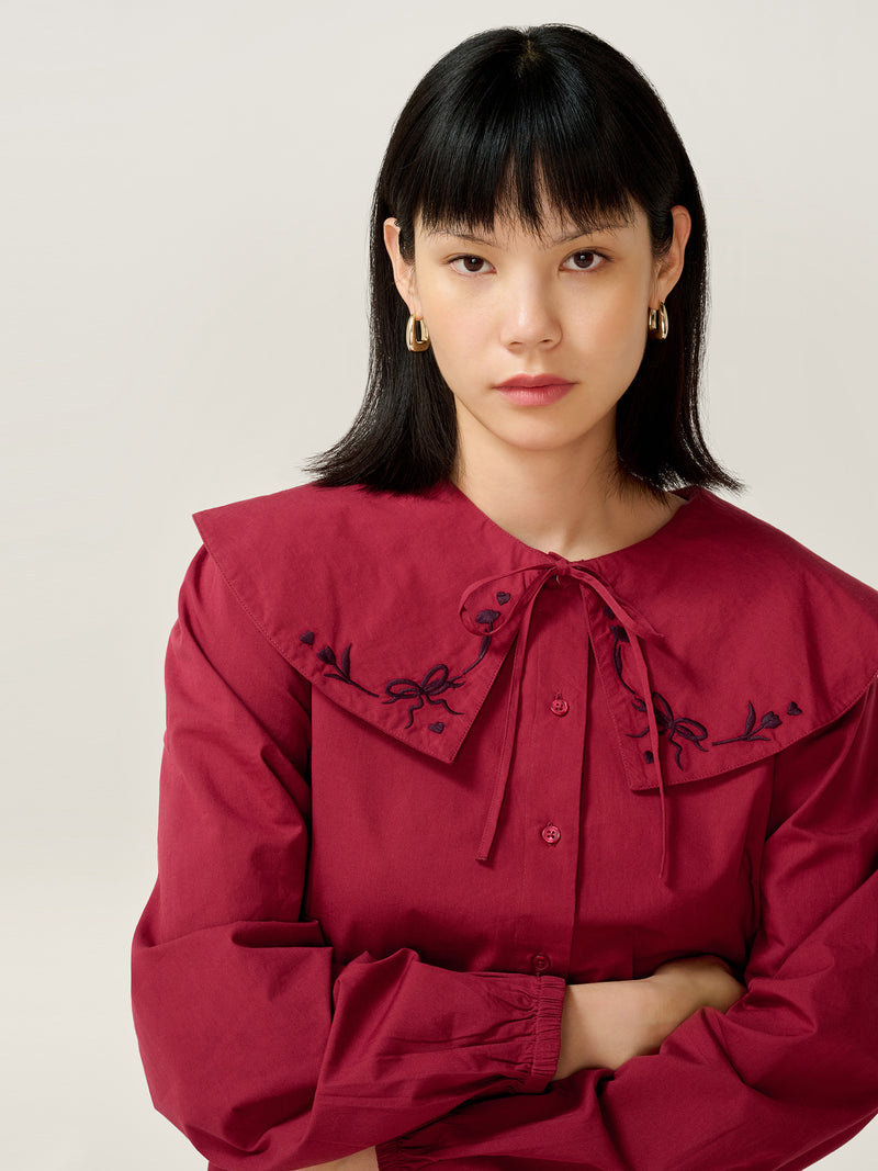 Sloane Dress in Merlot