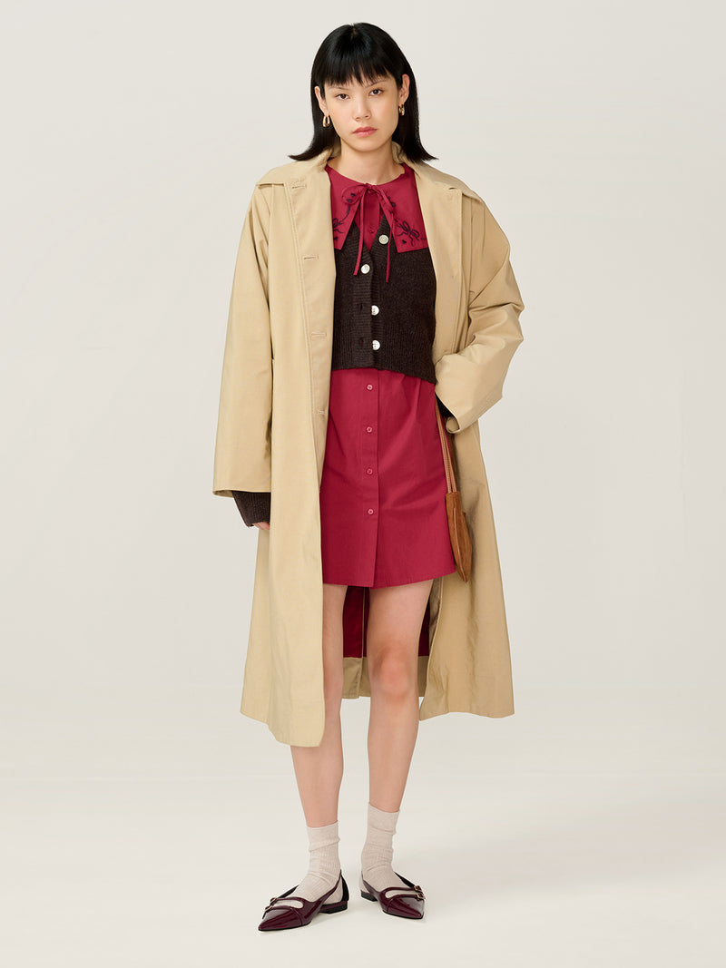 Sloane Dress in Merlot