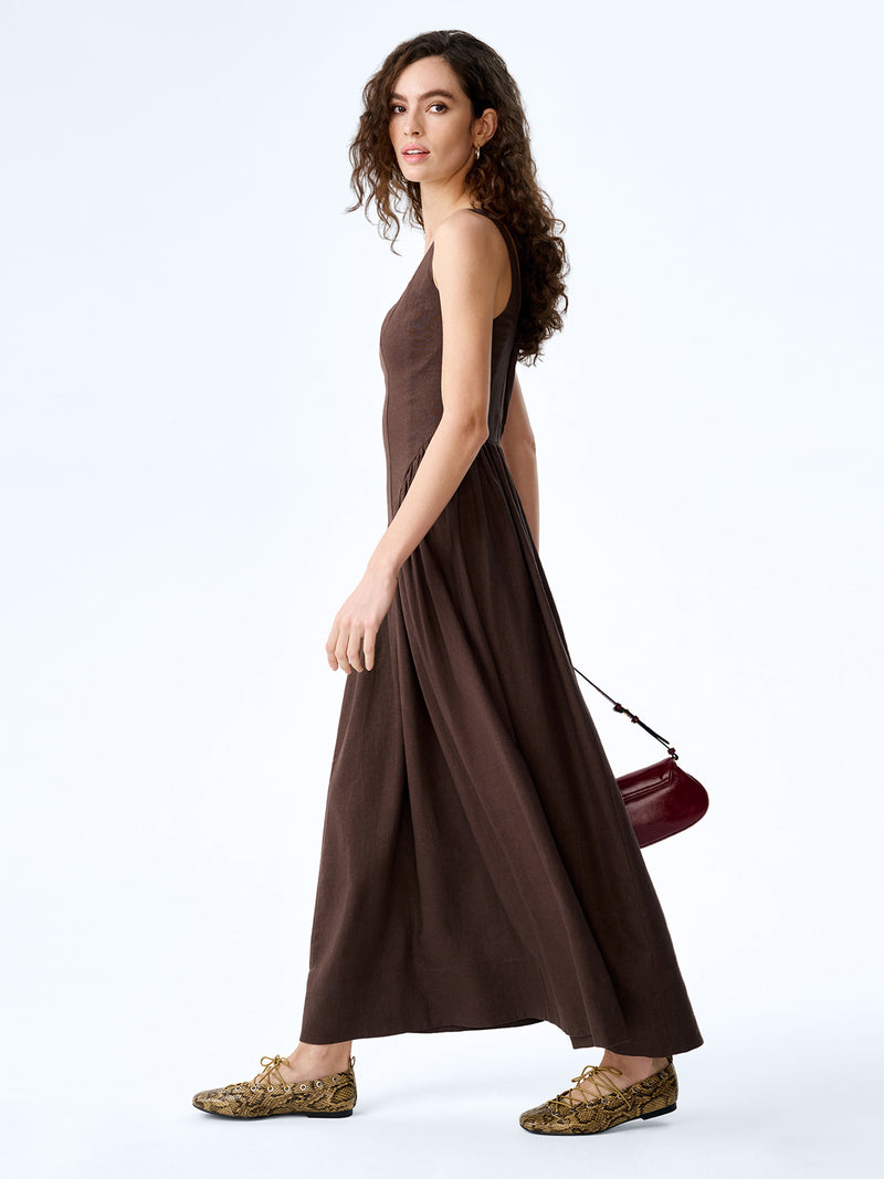 Suri Dress in Chocolate