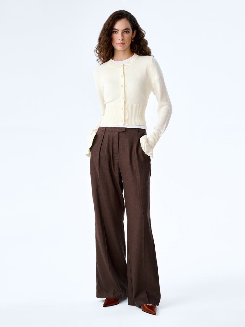 Pearl Trouser in Chocolate