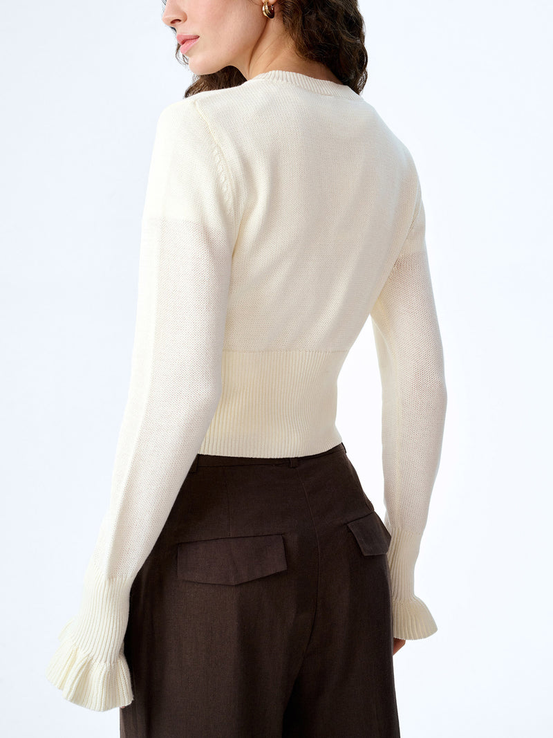 Sylvie Cardigan in White