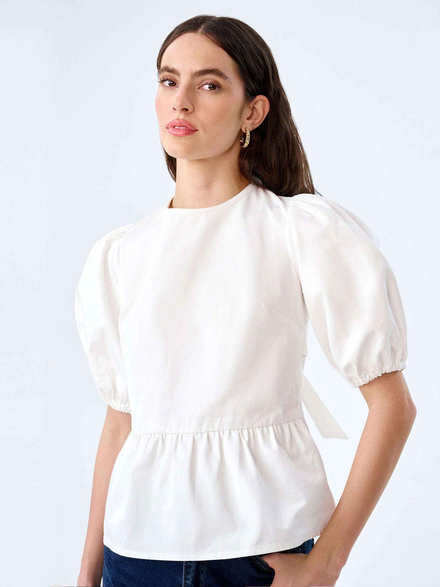 トップス Tiana knit bare tops Tiana Top in White – OMNES