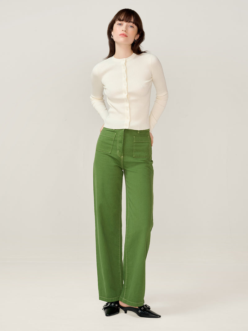 Orielle Jean in Khaki