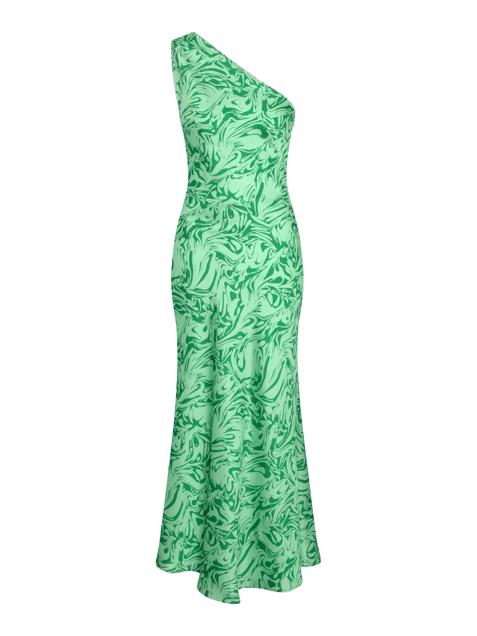Uma One Shoulder Dress in Green Print | OMNES | Dresses | Occasionwear | Sustainable & Affordable Clothing | Shop Women's Fashion Uma One Shoulder Dress in Green Print | OMNES | Dresses | Occasionwear | Sustainable & Affordable Clothing | Shop Women's Fashion