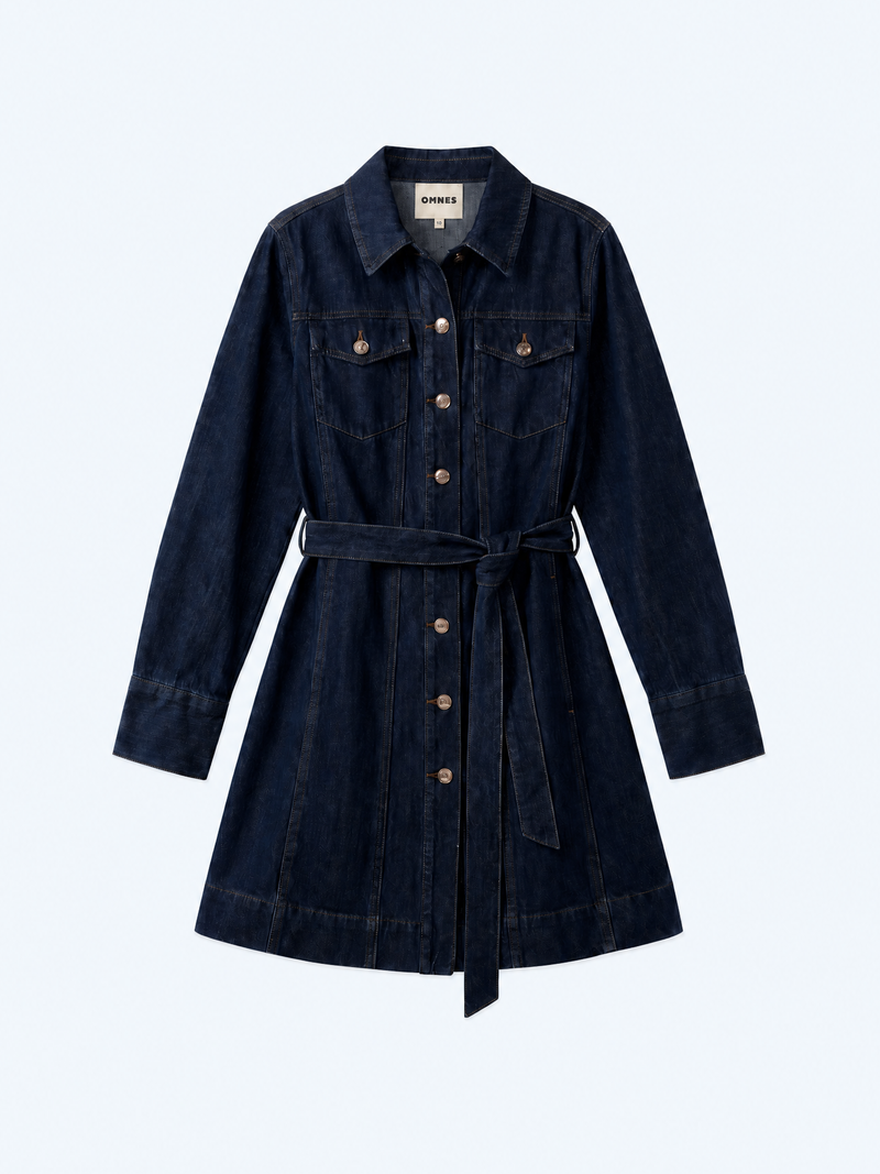 Vera Dress in Indigo